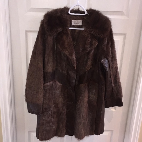 Edward Reilly & Co. Woman’s Genuine Fur and Leather Coat Size XL - Picture 12 of 13
